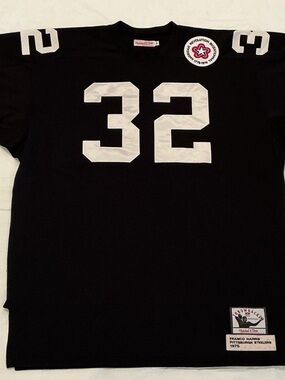 Franco Harris #32 Pittsburgh Steelers NFL Throwback Jersey.